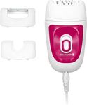 Remington Smooth & Silky EP3 3-in-1 Epilator | Advanced Epilation System with 40 Comfort Tweezers | Massaging Technology & 3 Attachments for Ultimate Hair Removal | Up to 4 Weeks Hair-Free | 2 Speed Settings, Washable Head