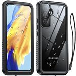 Oterkin for Samsung Galaxy A55 Case Waterproof,[IP68 Underwater][12FT Military Shockproof] Samsung A55 Case with Built-in Screen & Lens Protector [360°Full Body Sealed] Samsung A55 5G Phone Case Black