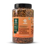 Zama Organics Kashmiri Mamra Almonds 850Gms Jar|Natural Mamra Badam Giri|Sweet, Creamy & Crunchy|Direct From The Valleys Of Kashmir|Non-Gmo|Zero Cholesterol Raw