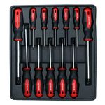 TORX Screwdriver Set 12pc T6 - T45 with Cushioned Grip by U.S.PRO AT425