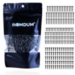 Homdum Assorted Black Dry Wall Screws 3 Sizes (13 mm to 25 mm) + Ph Bit 1 nos, (Pack of 451 Pieces)