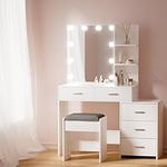 Artiss Dressing Table, 10 Bulbs LED