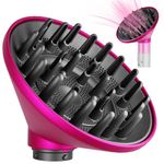 YTCHYYSK Large Diffuser Attachment Compatible with Dyson Airwrap, Upgraded Bigger Diffuser Nozzle to Dryer Faster and Define Curls,Rose