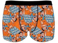 Mens/Boys Official Licensed Character Novelty Boxer Shorts / SPIDERMAN / SUPERMAN / BATMAN / MARVEL / STAR WARS.....and many more !!!! (Medium, Flintstones)