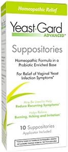 YeastGard Advanced Yeast Infection Feminine Suppositories, 10-Count