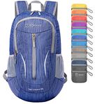 25L Ultralight Packable Backpack - Small Foldable Hiking Backpacks Water Resistant Back Pack - Lightweight Folding Daypack for Camping Outdoor Hiking,By ZOMAKE(Dark Blue)