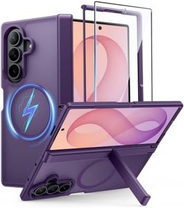 FNTCASE for Z Fold 8 Ultra/Z Fold 7 Case: with Kickstand Hinge Protection