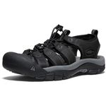 Keen Men's Newport Sandal, Black Steel Grey, 11 UK