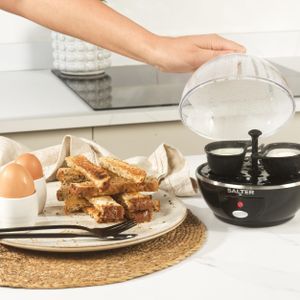 Salter Electric Egg Cooker – 6 Egg Boiler, Poacher, Easy Clean, 430W