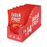 Urban Fruit Dried Strawberry Packs - Gently Baked Fruit - Healthy - Vegan - 14 x 35 g