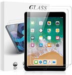 [2 Pack]Cnarery Screen Protector for iPad 6th Generation/5th Generation 2018/2017 and iPad Pro 9.7-Inch, iPad Air 2, iPad Air 1 Tempered Glass Film