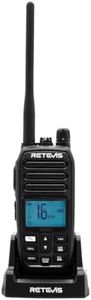 Retevis RM21 Handheld Marine Radio,Radio Marine Floating IP67 Submersible,Noise-Cancelling,1800mAh,Backlit LCD Display,NOAA Weather,Clear Audio,Boat Radio for Fishing Marine Construction