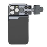 for iPhone 14 pro max 14 Plus Case Vlogging Lens Kit 5 in 1, 30X Macro Lens -CPL Wide Angle-180° Fisheye Lens- 2X Telephoto Lens for iPhone 14 Accessori (5-in-1 for 14 pro)