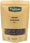 Organic Dried Pitted Dates - Raw, Vegan, GMO-Free - No Additives or Preservatives, High Fibre, Certified Organic - Nutritious, Delicious, and Convenient - Thames Organic 500g