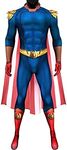 COSKEYFM Mens Homelander Costume with Cape Ben Soldier Cosplay Costume Halloween Homelander Costume