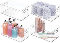 mDesign Deep Plastic Storage Organi