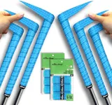 ALIEN PROS Golf Grip Wrapping Tapes - The Game-Changing Golf Club Grip Solution – Refresh Your Grip in Under a Minute (6-Pack Stars Blue)