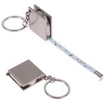 UTENEW 2 Pack Retractable Tape Measure Keychain Body Measuring Tape Key Ring, Compact Tape Measure for Purse, Pockets or Keys, Carrying Around Easily, 39.3Inches/100cm