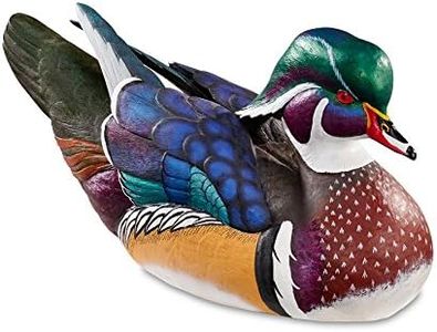 Swan Lake - Wood Duck Large Decoy by Sam Nottleman