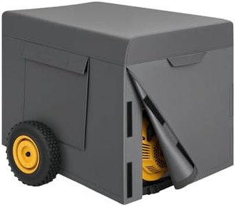 Alloxity Generator Covers for Outside,Waterproof Outdoor Generator Cover 38x30x28 Inch for 5500-15000 Watt Generator Shed fit for Portable Generator Cover-Grey