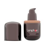 LENPHOR Professional Waterproof Hd Foundation Natural 30Ml | High Coverage Liquid Foundation For All Skin Type