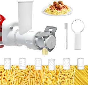 Pasta Attachment for kitchenaid Stand Mixer with 6 Different Shapes of Pasta Outlet, Durable Pasta Attachment for kitchenaid Mixer kitchenaid Mixer Accessories