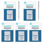 25 Schmetz Universal Sewing Machine Needles 130/705H 15x1H Size 100/16