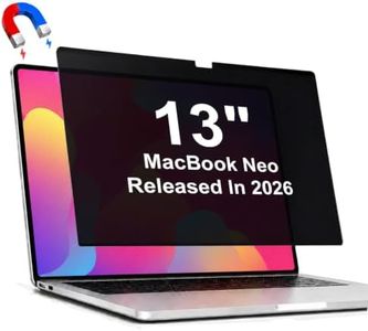 GMOC Magnetic Privacy Screen for MacBook Neo 13 inch (2026, A18 Pro), Removable Anti Glare Matte Filter for 13” Laptop, Blue Light Blocking Computer Privacy Screen Protector