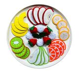 Fruits Set (Large Set) / Handmade Felt Play Food for Kids/Pretend Play/Montessori Educational Kitchen Toys/Felt Toy Food for Toddlers and Kids