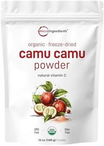 Organic Camu Camu Powder, 12 oz | High Natural Vitamin C Level | Fresh Freeze-Dried Berries Source | No GMOs, Vegan Friendly