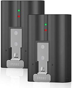 YUELAN 2 Packs Rechargeable 3.65V Battery Compatible with Ring, for Video Doorbell 2/3/4, Video Doorbell 3 Plus,Stick Up Cam Battery (2nd & 3rd Gen) and Spotlight Cam Battery 6040mAh