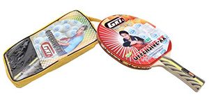 GKI Offensive XX New Computerised Printed Cover Wooden Table Tennis Racquet (Pack of 1)