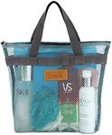 TOPASION Mesh Shower Caddy Bag Port