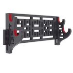 Cohki Wall Mount Sword Holder Samurai Sword Katana Display Hanger Classical Red Velvet-2 Tier
