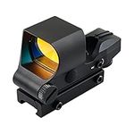 Minidiva Red Dot Reflex Sight Scope Optic Tactical Gun Rifle Adjustable Reticle for Hunting 20mm Rail Mount (HD108)