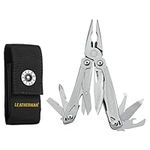 Leatherman Wingman - Multipurpose DIY multi-tool made in the USA with 14 built-in tools, all-locking features, pliers, screwdrivers and a bottle opener, in stainless steel with a nylon sheath