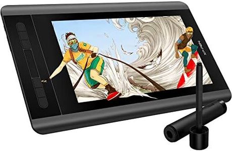 XP-Pen Artist 12 HD IPS Tableta Gráfica con Pantalla, Tableta Dibujo Digital de 8192 Sensibilidad a La Presión con Teclas de Atajo y Panel Táctil, Software de Dibujo Gratuido como Opencanvas 7 (Negro)