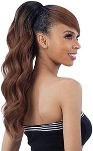 (OT530) - LOOSE DEEP SWOOP SIDE BANG (OT530) - Freetress Equal Synthetic Drawstring Bang & Ponytail