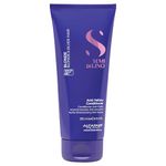 Alfaparf Milano Blonde Anti-Yellow Conditioner for Blonde, Platinum and Silver Hair - Paraffin Free Purple Conditioner - Removes Yellow and Brassy Tones - Corrects Brassiness (200ml)