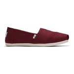 TOMS Women's Alpargata Heritage Canvas Loafer Flat, Black Cherry, 6 UK