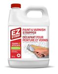 EZ Strip Professional Strength Paint and Varnish Stripper - 946ml - Strips Paint, Latex, Polyurethane, Shellac, Varish, Acrylic and More - No Methylene Chloride No NMP Powerful No Drip Gel Formula