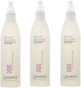 GIOVANNI Root 66 Max Volume Directional Hair Root Lifting Spray, 8.5 oz. for Thin Fine Hair, Lifts Hair to New Heights, No Parabens, Color Safe (Pack of 3)