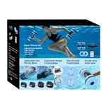 Sportneer Water Aerobics Pool Exercise Equipment New 6-Piece Water Fitness Set Includes High Density Water Weight Swim Belt Water Ankle Weights for Aqua Therapy Pool Fitness Water Exercise