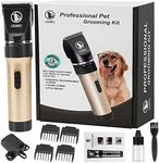 Ceenwes Pet Clippers Low Noise Professional Dog Clippers Rechargeable Cordless Pet Clipper Trimmers Pet Hair Grooming Kit for Dogs Other HairyAnimals
