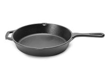 Jikoni Pre-Seasoned Cast Iron Fry Pan, 10 inch (25.4 cm / 254 mm)