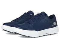 Skechers Men's Drive 6 Arch Leather Relaxed Fit Spikeless Golf Shoe Sneaker, Navy, 11