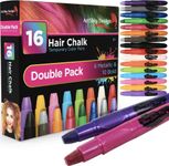 Hair Chalk 16 Color Double Pack wit