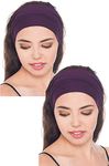 Deresina Plain Headband (Mulberry - One Size)