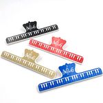 Kettion Music Book Clip, Piano Music Sheet Holder, Music Page Holder, Plastic Piano Score Clamp, Music Book Folders, Keyboard Shaped Music Note Clips for Musicians Piano Players for Band Performence