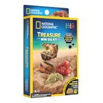 National Geographic Mini Treasure Dig Kit - Fascinating Gem Excavation Kits for Kids with Authentic Gemstone Cool Treasure Chest | STEM Educational Science Kits Gifts for 8+ Year Old Boys and Girls